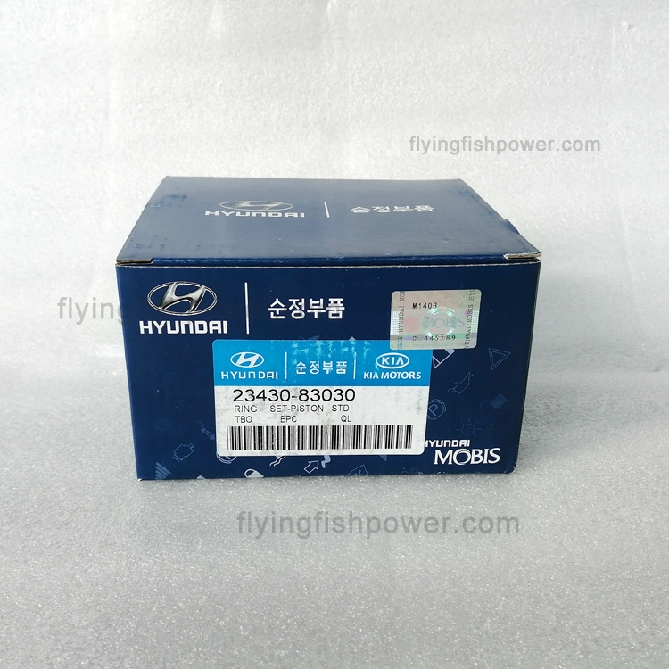 Hyundai D6AC D6AB D6AU D6AV Engine Parts Piston Ring Set 23430-83030 ...